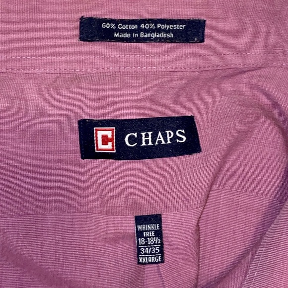 XXL Chaps Men’s Button Down Shirt - Picture 5 of 6